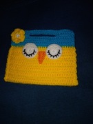 Ręcznie robiona torebka na szydełku 