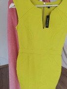 Sukienka limonkowa żółta river island