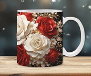 Kubek3D z różą 330ml