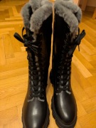 Kozaki Damskie Czarne Wysokie Graceland