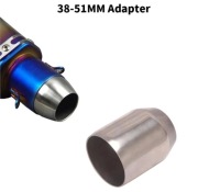 Adapter Uniwersalny wydechu tłumika 38 - 51mm 51 mm zwężka kolanka inox