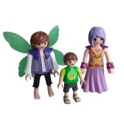 Figurki Playmobil - komplet 3 postaci, element zestawu klocków Playmobil