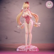 Figurka druk 3D żywica 12K " Alice - Zenless Zone Zero - F1285 " - 230 mm