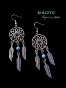 Kolczyki orientalne, łapacze snów 
