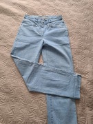 Damskie spodnie jeansowe jasny Niebieskie 36 M denim bawelna 
