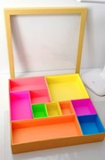 Organizer Pudełka tekturowe wilokolorowe 
