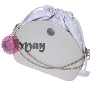 Popielaty organizer worek do Obag MOON LIGHT kotwice light grey komin OMAY