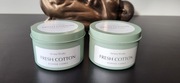Świeca zapachowa w puszce zestaw 2 szt fresh Cotton świeża bawełna okazja