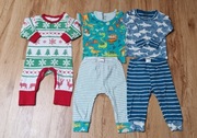 Trzy piżamki niemowlęce Hatley, Świąteczna r