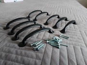 Uchwyty meblowe czarny mat, 96 mm, 9 sztuk ( OKAZJA ! )