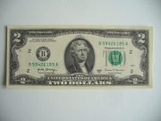 2 DOLARY USA  2017 A  UNC  NEW YORK