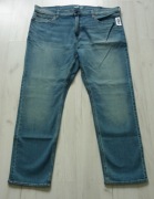 NOWE duże męskie spodnie jeansowe OLD NAVY r. 3XL W42 L30 STRETCH z USA!