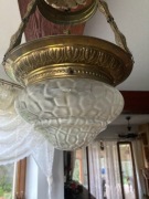 Piękny żyrandol secesja-art deco