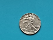 USA - 1/2 DOLARA HALF DOLLAR 1944 r. - IDĄCA WOLNOŚĆ, Ag 900