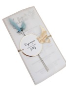 Zaproszenia Pierwsza Komunia komunijne kalka kwiaty suszone personalizowane