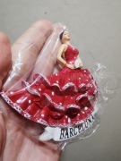 Zagraniczny magnes na lodówkę 3D BARCELONA Hiszpania tancerka