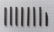 Płytki węglikowe BK6 węglik spiekany do lutowania Zestaw 8 sztuk