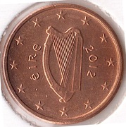 IRLANDIA 1 cent 2012, KM# 32, UNC