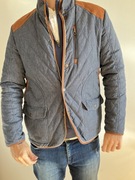 Reserved Męska kurtka pikowana casualowa granat M Reserved