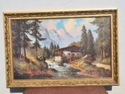 Duży Obraz "Water Mill" autorstwa N. Gero