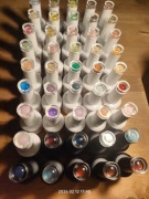 XXXXL Wielki zestaw lakiery, lampa UV, hybrydy naklejki ozdoby do paznokci 