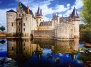 Puzzle 3000 elementów. Premium Quality. Zamek w Sully-sur-Loire, Francja