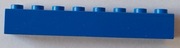 LEGO 3008 Niebieski klocek 1 x 8 4162 