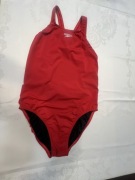 Czerwony strój kąpielowy L/XL jednoczę speedo