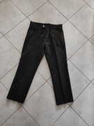 czarne dzwony klasyczne damskie spodnie wizytowe garniturowe kant casual