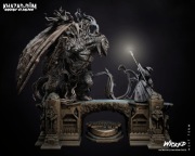 Gandalf vs Balrog 112cm LOTR Władca Pierścieni Diorama 1/6 Ręcznie Malowane