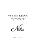 Napisy termotransferowe na urodziny dzieci i baby shower