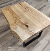 Stolik kawowy loft industrial blat jesion. 