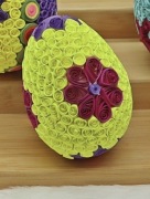 Jajko wielkanocne quilling dekoracja wielkanocna 10cm ozdoba świąteczna 