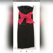 suknia wieczorowa mona czarna sukienka roz. 34