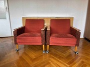 Dwa stylowe fotele PRL