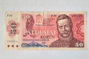 50 Koron Czechosłowacja 1987r,Stan bardzo dobry