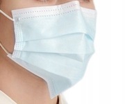 Maseczka maska ochronna 3 warstwowa warstwa filtr.