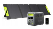 Fossibot stacja zasilania F1200 1024Wh 1200W + panel słoneczny 200W