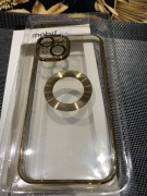 Etui przezroczyste złote iPhone 14