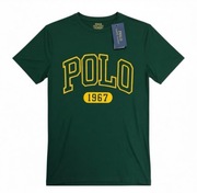 POLO RALPH LAUREN KOSZULKA TSHIRT BLUZKA ORYGINAŁ ZIELEŃ BAWEŁNA NOWA METK