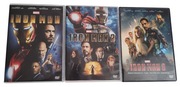 Iron Man 1-3 DVD Trylogia Marvel Film Science-Fiction Dubbing PL Komplet