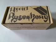węgiel drzewny rysunkowy oryginał z okresu PRL