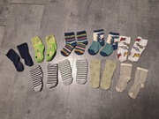 9 par skarpetek dziecięcych 19-22