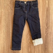 Spodnie ocieplane dziecięce rozmiar 98cm