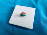 nowy metalowy charms beads przekładka na bransoletkę tęcza