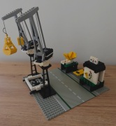 Lego 4565 System Train baza załadunkowa + waga + żurawie, pociąg 9V