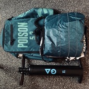 GA-Wing POISON 5.2 C1 Blue + GA Pompka