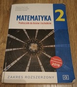 Podręcznik matematyka 2 dla liceów i techników Pazdro zakres rozszerzony