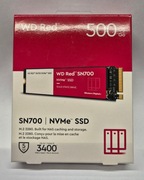 Dysk SSD NVMe WD Red SN700 500GB nowy gwarancja