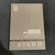 Star 29 Instrukcja obsługi samochodu FSC POLMO Starachowice 1976 PRL